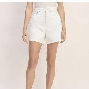 Everlane A Line White Denim Short - 29